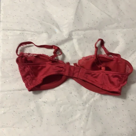Victoria secret 36d vintage push up bra super rare red - Picture 2 of 2